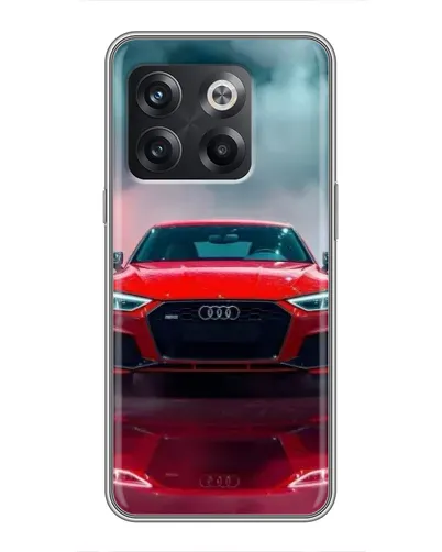 Чохол для OnePlus 10T з картинкою «Audi RS — червоний стиль»