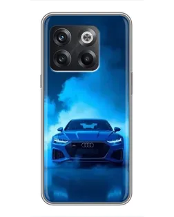 Чохол для OnePlus 10T з картинкою «Audi — блакитна енергія»