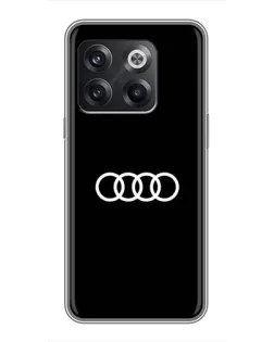 Чохол для OnePlus 10T з картинкою «Audi White Logo»