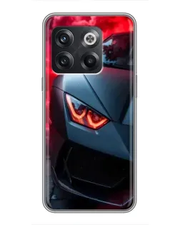 Чохол для OnePlus 10T з картинкою «Lamborghini червоне сяйво»