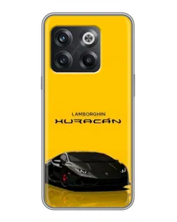 Чохол для OnePlus 10T з картинкою «Lamborghini Huracan чорний»