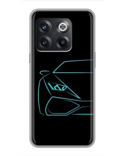 Чохол для OnePlus 10T з картинкою «Блакитний силует Lamborghini» Чохол для OnePlus 10T з картинкою «Блакитний силует Lamborghini»
