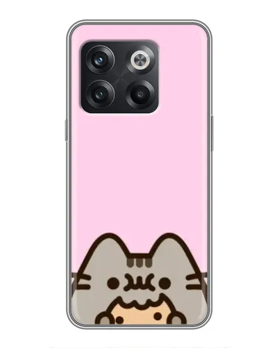 Чехол для OnePlus 10T с картинкой «Pusheen и печенье» Чехол для OnePlus 10T с картинкой «Pusheen и печенье»