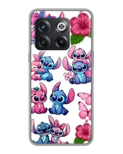 Чехол для OnePlus 10T с картинкой «Стикеры Stitch и Angel»