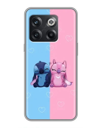 Чехол для OnePlus 10T с картинкой «Stitch и Angel Love» Чехол для OnePlus 10T с картинкой «Stitch и Angel Love»