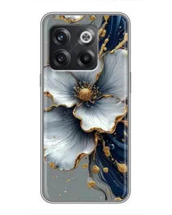Чохол для OnePlus 10T з картинкою «Біла квітка та золотий флюїд» Чохол для OnePlus 10T з картинкою «Біла квітка та золотий флюїд»
