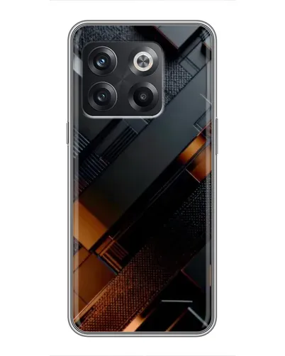 Чохол для OnePlus 10T з картинкою «Чорні геометричні блоки» Чохол для OnePlus 10T з картинкою «Чорні геометричні блоки»