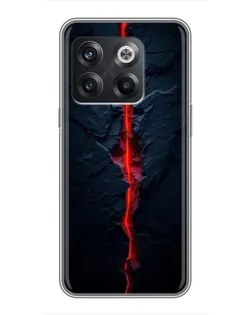 Чохол для OnePlus 10T з картинкою «Червона лавова тріщина»