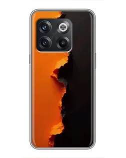 Чохол для OnePlus 10T з картинкою «Помаранчевий розлом»
