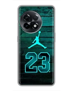 Чехол для OnePlus 11 Pro с картинкой «Jordan Cyan 23»
