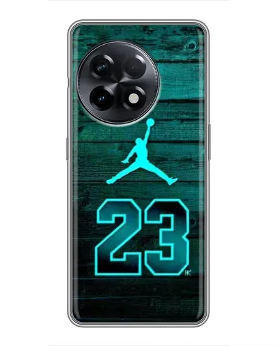 Чехол для OnePlus 11 Pro с картинкой «Jordan Cyan 23» Чехол для OnePlus 11 Pro с картинкой «Jordan Cyan 23»