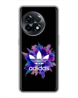 Чехол для OnePlus 11 Pro с картинкой «Взрыв красок Adidas»