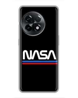 Чехол для OnePlus 11 Pro с картинкой «NASA — классика Red Blue»
