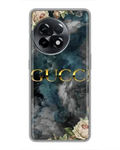 Чехол для OnePlus 11 Pro с картинкой «Абстрактные цветы Gucci» Чехол для OnePlus 11 Pro с картинкой «Абстрактные цветы Gucci»
