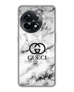 Чехол для OnePlus 11 Pro с картинкой «Gucci — мраморный шик»