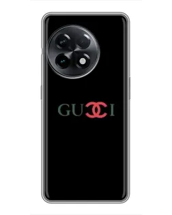 Чехол для OnePlus 11 Pro с картинкой «Gucci — красный градиент»