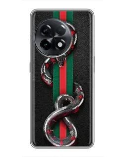 Чохол для OnePlus 11 Pro з картинкою «Gucci — змія на смузі»