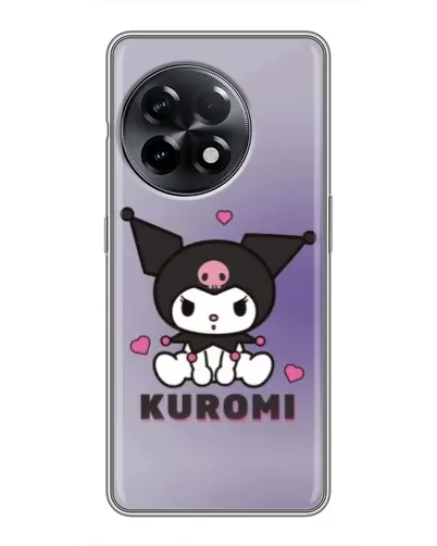 Чехол для OnePlus 11 Pro с картинкой «Kuromi — фиолетовый арт»