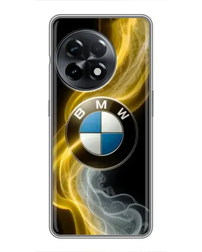 Чехол для OnePlus 11 Pro с картинкой «Золотистый дым BMW» Чехол для OnePlus 11 Pro с картинкой «Золотистый дым BMW»