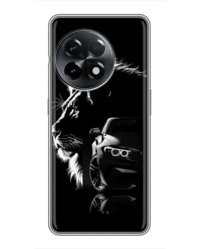 Чехол для OnePlus 11 Pro с картинкой «BMW и лев» Чехол для OnePlus 11 Pro с картинкой «BMW и лев»