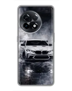 Чехол для OnePlus 11 Pro с картинкой «BMW сквозь туман» Чехол для OnePlus 11 Pro с картинкой «BMW сквозь туман»