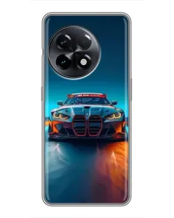Чехол для OnePlus 11 Pro с картинкой «BMW — огни неона» Чехол для OnePlus 11 Pro с картинкой «BMW — огни неона»