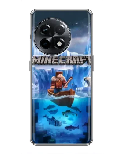 Чехол для OnePlus 11 Pro с картинкой «Minecraft ледяной мир» Чехол для OnePlus 11 Pro с картинкой «Minecraft ледяной мир»
