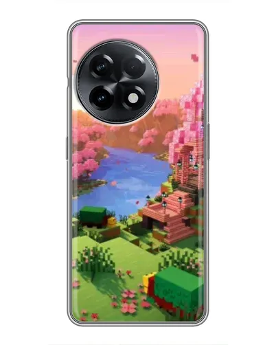 Чехол для OnePlus 11 Pro с картинкой «Розовое дерево Minecraft» Чехол для OnePlus 11 Pro с картинкой «Розовое дерево Minecraft»