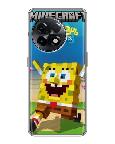 Чохол для OnePlus 11 Pro з картинкою «Губка Боб Minecraft» Чохол для OnePlus 11 Pro з картинкою «Губка Боб Minecraft»