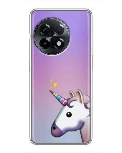 Чехол для OnePlus 11 Pro с картинкой «Единорог градиент»