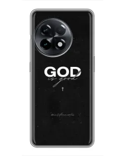 Чехол для OnePlus 11 Pro с картинкой «GOD — Бог над всем»