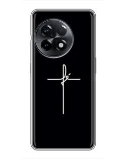 Чехол для OnePlus 11 Pro с картинкой «Тонкий крест» Чехол для OnePlus 11 Pro с картинкой «Тонкий крест»