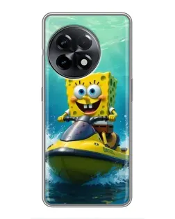 Чехол для OnePlus 11 Pro с картинкой «Спанч Боб на гидроцикле» Чехол для OnePlus 11 Pro с картинкой «Спанч Боб на гидроцикле»