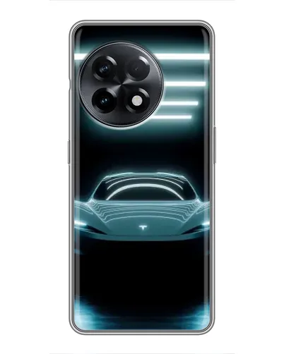 Чохол для OnePlus 11 Pro з картинкою «Tesla в неоні»