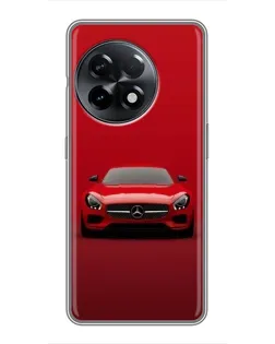 Чехол для OnePlus 11 Pro с картинкой «Красный Mercedes AMG»