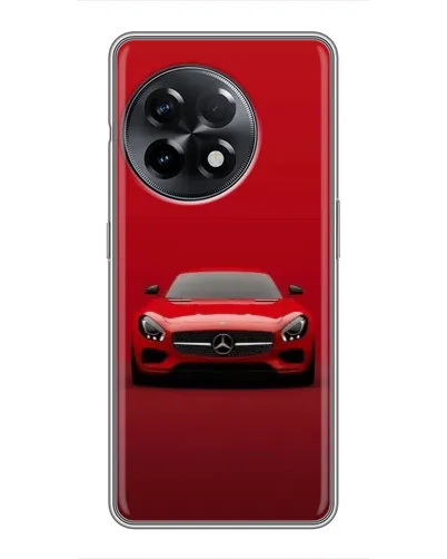 Чехол для OnePlus 11 Pro с картинкой «Красный Mercedes AMG»