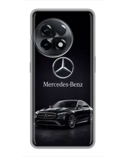 Чехол для OnePlus 11 Pro с картинкой «Mercedes — решетка радиатора»