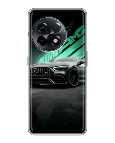 Чехол для OnePlus 11 Pro с картинкой «Темный Mercedes AMG»