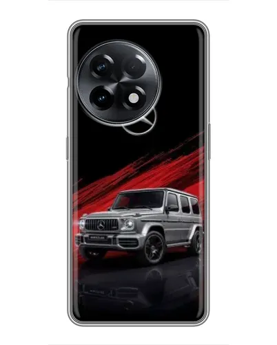 Чехол для OnePlus 11 Pro с картинкой «Mercedes G-Class красный»