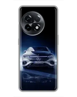 Чехол для OnePlus 11 Pro с картинкой «Ночной Mercedes EQ»