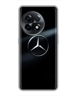 Чехол для OnePlus 11 Pro с картинкой «Mercedes на металле»