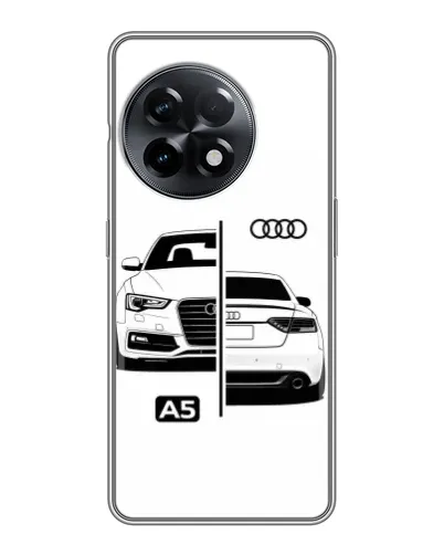Чехол для OnePlus 11 Pro с картинкой «Audi — контрастный дизайн» Чехол для OnePlus 11 Pro с картинкой «Audi — контрастный дизайн»