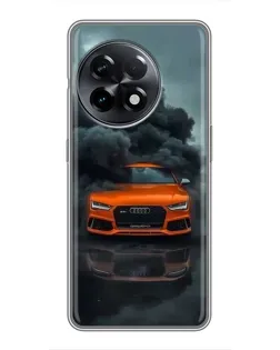 Чехол для OnePlus 11 Pro с картинкой «Audi в облаках дыма»