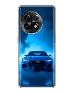 Чехол для OnePlus 11 Pro с картинкой «Audi — голубая энергия»