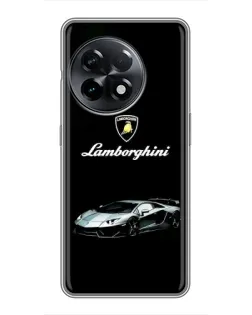 Чехол для OnePlus 11 Pro с картинкой «Логотип Lamborghini классика»