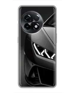 Чехол для OnePlus 11 Pro с картинкой «Lamborghini фары детализация»