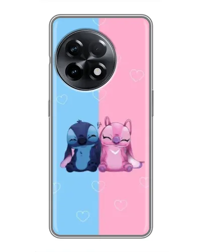 Чохол для OnePlus 11 Pro з картинкою «Stitch та Angel Love» Чохол для OnePlus 11 Pro з картинкою «Stitch та Angel Love»