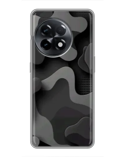 Чехол для OnePlus 11 Pro с картинкой «Темный абстрактный камуфляж»
