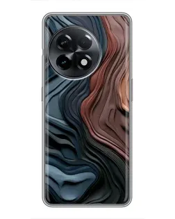 Чехол для OnePlus 11 Pro с картинкой «Цветные волны каньона»