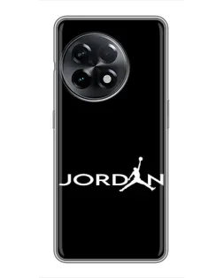 Чохол для OnePlus 11 з картинкою «Jordan White Logo»